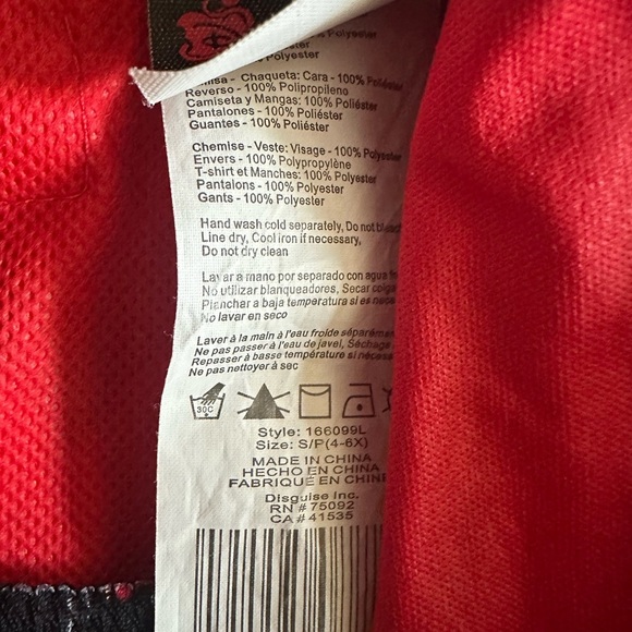 Preloved disguise girls Descendants Red Costume. - Picture 5 of 6